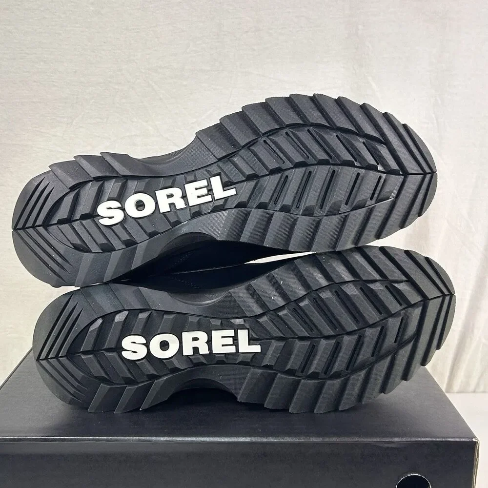 SOREL MEN'S SCOUT 87 XT WATERPROOF Insulated BOOT LEATHER SIZE 13 Black Quarry